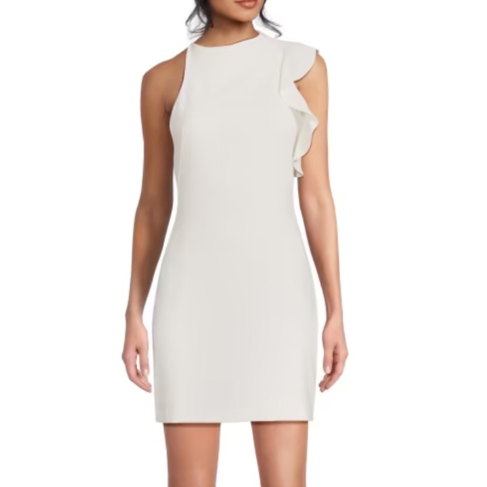 Black Halo Pabla white minidress NWT Size 8